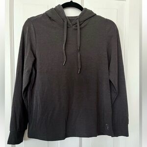 Cozy Earth Women’s Bamboo Hoodie Charcoal Gray Size Small So Soft EUC